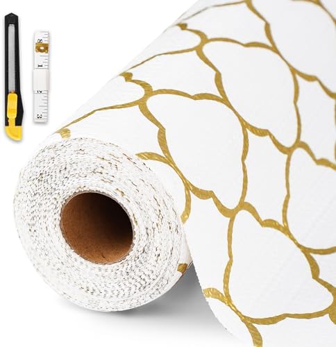 Drawer and Shelf Liner for Kitchen Cabinet Non-Adhesive 12in x 30FT by GTJ