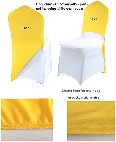 Chair Cap Covers Chair Hood Sash Chair Hat Bands (red, 20pcs) - Image 3