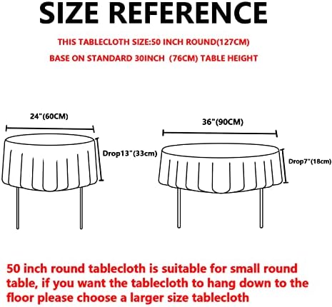 JYFLZQ Black Sequin Tablecloth, Glitter Party Table Cover 50 Inch Round - Image 4