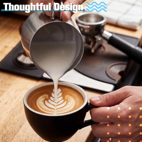 3 Pcs 32 oz Stainless Steel Pitcher with Lid (4 Cup, 1000 ML) - Image 5