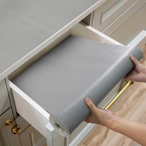 Shelf and Drawer Liner for Kitchen Cabinet Non-Adhesive Non Slip by Shinlendid