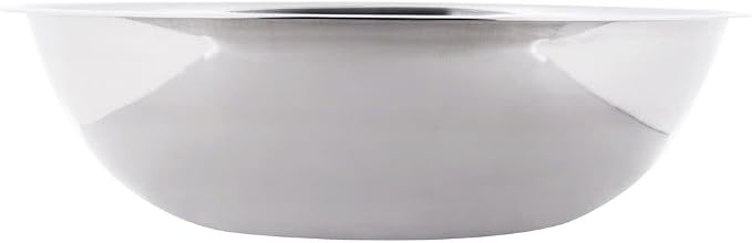 Betolla 16 Quart Stainless Steel Mixing Bowl – Medium Weight Flat Base Prep Bowl with Polished Mirror Finish for Baking, Cooking & Food Prep - Image 3