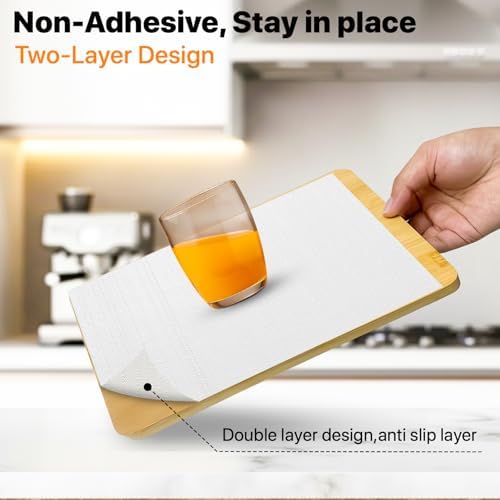 Shelf & Drawer Liner for Kitchen Cabinets Non-Adhesive White 12in x 10FT - Image 2