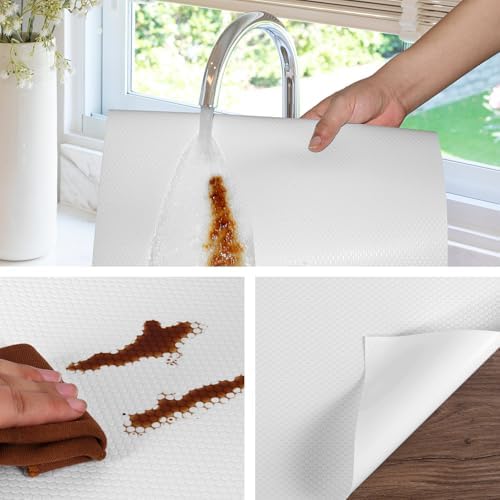 Shelf Liners for Kitchen Cabinets, Cupboard Drawer Mats 23.6"× 236.2" - Image 4
