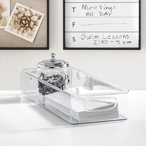 iDesign Slim Extra Long Clear Storage Bin | Narrow, Stackable, Kitchen or Pantry Organizer - Image 6