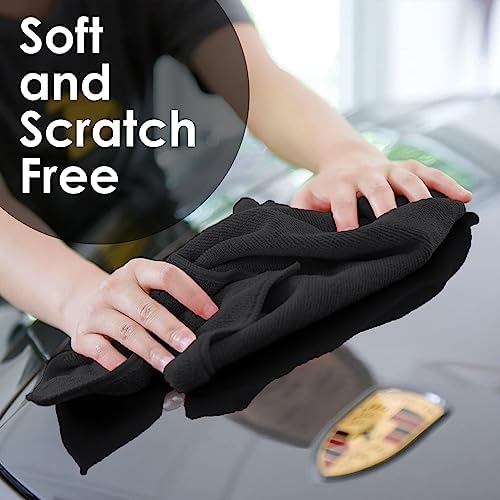Avalon Towels Microfiber Cleaning Cloths (Value Pack of 36) - Size 16 x 16 Inches, Highly Absorbent Cleaning Rags, Lint Free, Reusable and Washable, Microfiber Towels for Cars - Image 4