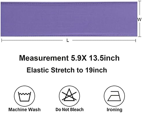 Lavender Chair Sashes 100 Pack, Spandex Chairs Sashes for Wedding Decor, Lavender Chair Bands Bows for Banquet Theme Hotel Restaurant Event Decor - Image 5