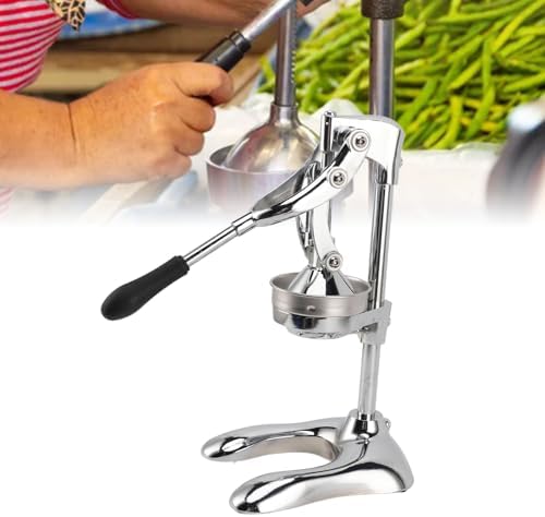 Juice Squeezer 304 Stainless Steel, Detachable and Portable Manual Citrus Juicer for Kitchen, Efficient Countertop Citrus Squeezer (Electroplated S Size) - Image 4