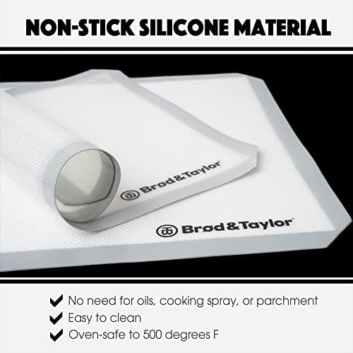 Brod & Taylor Baking Mat | Non-Stick Food Safe Silicone (Small) - Image 3