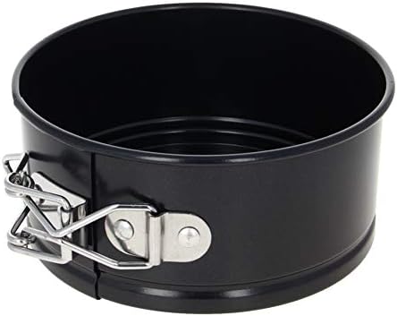 Utoolmart Springform Cake Pan, Carbon Steel Sturdy Non-Stick Leakproof Round Cheesecake Pan, Scratch-Resistant Springform Pan, 4 Inch by Utoolmart