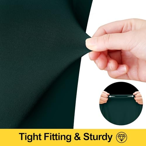 Smiry Spandex Elastic Fitted Table Cloth Skirt for 8FT Rectangle Table - Image 3