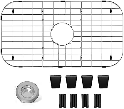 Sink Protectors for Kitchen Sink 26" x14", Center Drain by Suzlon