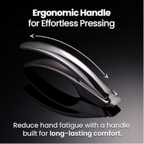 Gourmet Easy Lifetime Replacement Garlic Press, No Need to Peel, Fine Mince | Detachable Design for Easy Cleaning, Ergonomic Handle for Effortless Press, Stainless Steel Rust-Resistant, Dishwasher Safe - Image 5