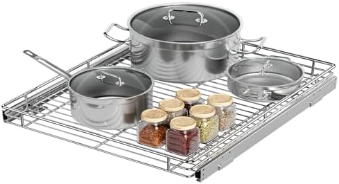 Pull Out Cabinet Organizer,22.8" Slide Out Kitchen Organizers and Storage by ZOINLIY
