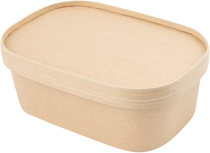 Restaurantware Bio Tek 25.4 Ounce To Go Containers 100 PE Coated Paper Food Containers - Lids Sold Separately Freezable Kraft Paper Disposable Serving Bowls For Hot And Cold Foods - Image 6