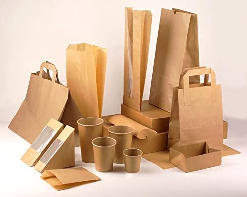 PACKNWOOD - 210SVIS2214 - Brown Kraft Bag with Window - Kraft Sealable Bag with Window - Clear Front Brown Kraft Paper - Recyclable Paper Bags - (8.7" x 5.5" x 2.4") - (Case of 1000) - Image 5