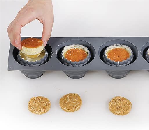 DINARA KASKO Mini Pearls silicone mold for Baking. Geometric 3D silicone mold for cake or mousse, 4pcs. by world famous pastry chef - Image 3