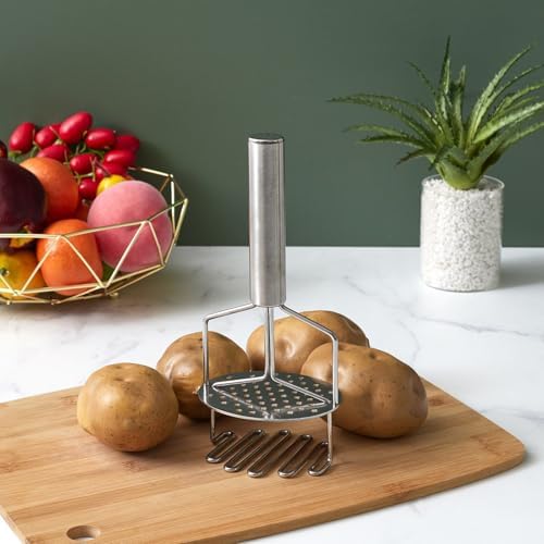 Easy Make ku6259 Double Potato Masher Stainless Steel Manual 10.50 X 8.50 X 24,70 cm - Image 4