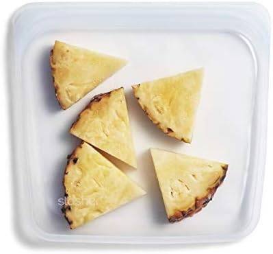 Stasher Reusable Silicone Storage Bags (Mini, Clear) and (Sandwich, Clear) - Image 5
