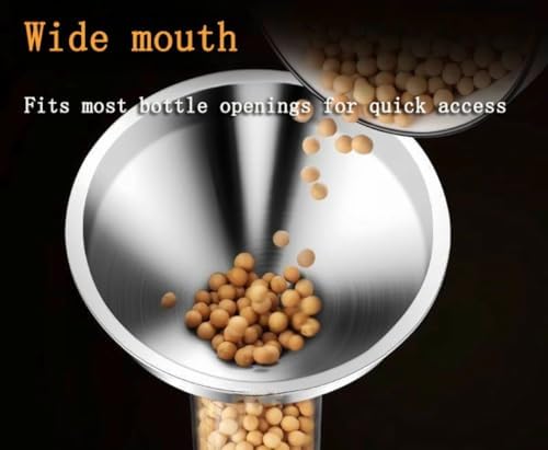 Large Funnel Kitchen Funnel Maximum 12-inch Wide Mouth Food Grade Metal Stainless Steel Mouth Factory use Juice Milk Beer (Top 11.02" Bottom 1.97") - Image 4