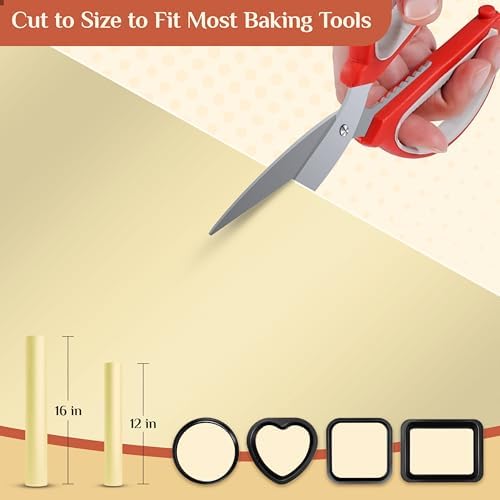 GTJ Silicone Baking Mat Roll, Reusable Baking Sheet Liners, 16 in x 10 ft | Free Cut to Size, Food-Grade, Non-Stick, Non-Slip, For Dough, Pastry, Air Fryer, Freeze Dryer, Oven Pan, Kitchen Counter - Image 2