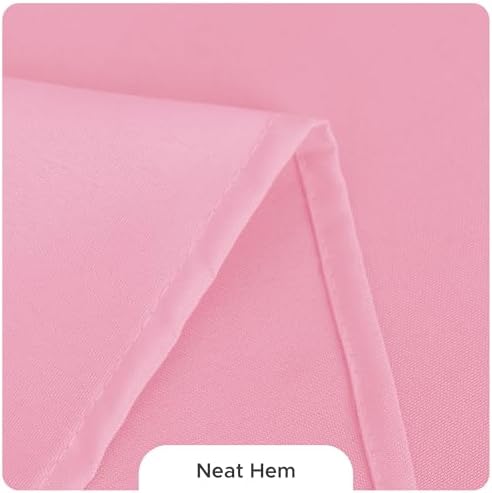 Fitable 8 Pack Pink Tablecloths 60x102 Inch for 6 Ft Rectangle Tables - Image 4