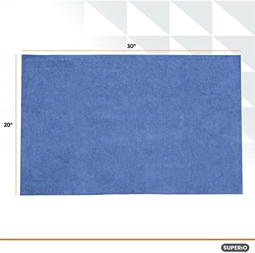 Superio Microfiber Squeegee Mopping Towel Extra Large Miracle Cloth 20 x 30 Streak Free Microfiber Floor Cloth-Rag for Cleaning House, Kitchen, Bathroom-Scratch Free- 6 Pack - Image 2