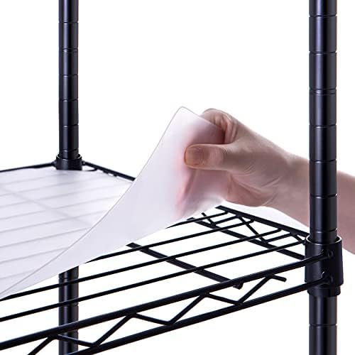 Poofzy Wire Shelf Liner 14" x 36", Set of 5 Clear by Poofzy