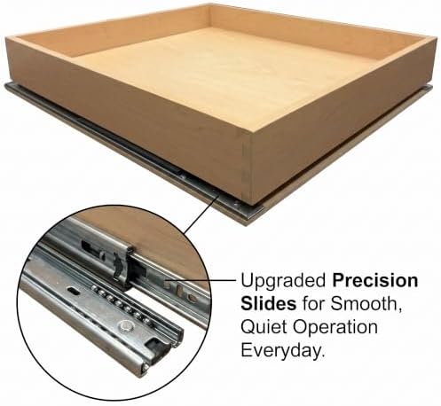 SlidingSusan HardRock MDF Pull-Out Cabinet Drawer Organizer 14"W x 18"D - Image 6