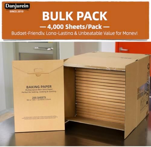 Bulk 9x13 Parchment Paper 4000 Sheets Commercial Grade Pre-cut Baking Paper | High heat non-stick parchment for quarter sheet pans; commercial grade for baking, roasting & food wrapping use - Image 5