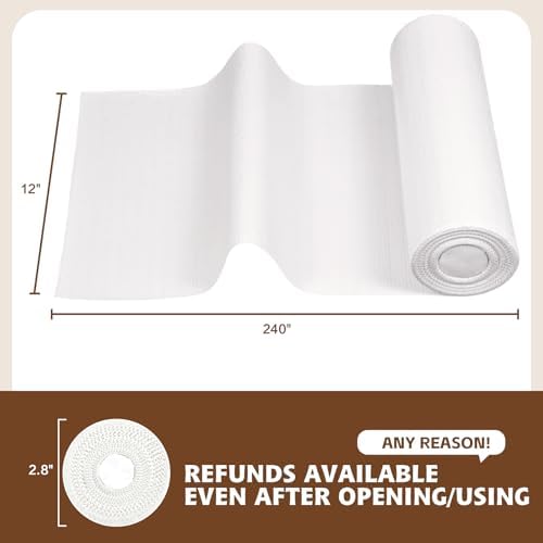Shelf Liners for Kitchen Cabinets 12in x 10FT, Non Adhesive Drawer Liner - Image 3