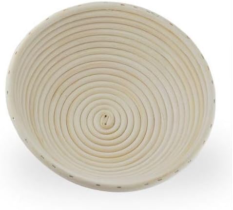 7" Round Banneton Proofing Basket – Premium Artisan Rattan Bread Proofing Basket for Sourdough, Boules, Artisan Bread Baking, Brotform Dough Rising by The Lucky Clover Trading - Image 8