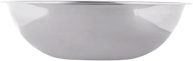 Betolla 13 Quart Stainless Steel Mixing Bowl – Medium Weight Flat Base Prep Bowl with Polished Mirror Finish for Baking, Cooking & Food Prep - Image 3