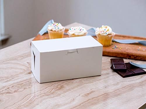 Southern Champion Tray 1090 Premium Clay Coated Kraft Paperboard White Non-Window Sheet Cake and Utility Tray, 19-1/2" Length x 14" Width x 4" Height (Case of 100) - Image 6
