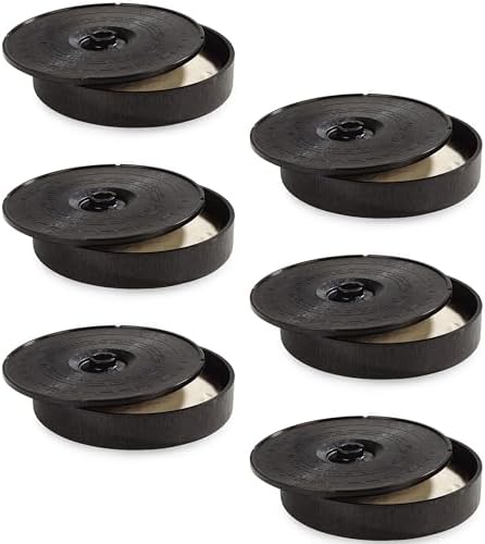 Carlisle FoodService Products Jumbo Server Tortilla Server with Insulated Lid for Kitchens, Restaurants, Catering, Plastic, 12.75 X 2.625 Inches, Black, (Pack of 6) by CarlisleFoodServiceProducts