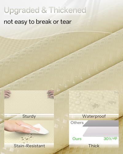 GTJ Shelf and Drawer Liner for Kitchen Cabinet Non-Adhesive Non Slip - Image 2