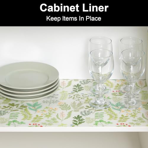 Cooyes Shelf Liner Drawer Liners, Shelf Liners for Kitchen Cabinets, Non Adhesive Cabinet Liner, EVA Waterproof Non-Slip Refrigerator Liners for Kitchen, Drawer - Image 4