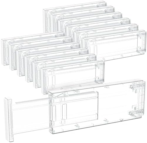 Lifewit 4" High Upgrade Drawer Divider, Adjustable Drawer Organizer Clothes by Lifewit