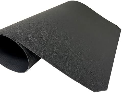 VersaTex Utility Shelf Liner with Pebbled Texture, Waterproof Liners for Wire Shelving, Toolbox Drawers, and Kitchen Cabinets, (4) 23" x 42" Rolls, Black by VersaTex