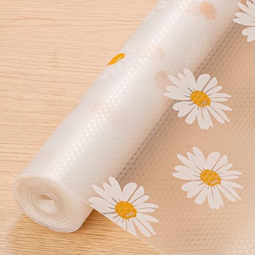 Cooyes Shelf Liner – Premium Non-Adhesive Cabinet & Drawer Liner for Kitchen – Waterproof Shelf Paper with Modern Pattern – Durable EVA Cabinet Mat – Easy to Cut (17.5" W x 78.7" L) by Cooyes
