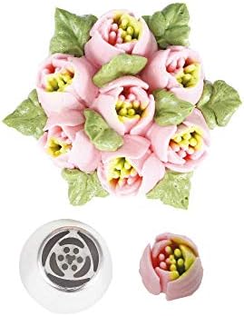27 Pieces Small Stainless Steel Russian Flower Icing Tips Kit - Image 5