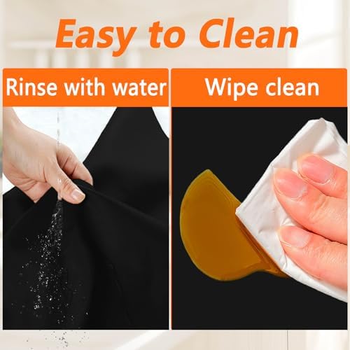 2Pack Large Silicone Mats for Kitchen Counter, 36''x24''(90cmx60cm) Heat Resistant Mat for Kitchen Island, Waterproof Multipurpose Countertop Protector, Dark Gray - Image 6