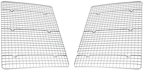 USA Pan Half Sheet Nonstick Roasting and Cooling Rack, Set of 2 by USAPan