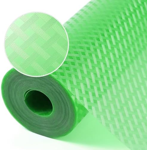 Shelf Liners for Kitchen Cabinets, Drawer, Fridge Liner Green 11.8"× 393.7" by StaHom
