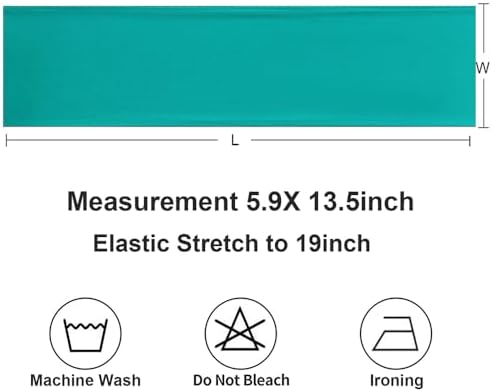 Teal Chair Sashes 50 Pack, Teal Chairs Bows Sashes for Birthday, Spandex Sashe for Wedding Party Decor, Turquoise Sashe for Chair Covers. - Image 4