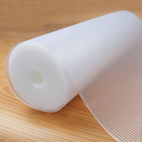 Shelf Liner, Non-Slip Cabinet Liner, Washable Oil-Proof for Kitchen Cabinet, Shelves, Refrigerator, Storage, Desks, 12 Inches x 20 FT, Non Adhesive Drawers by Glomen