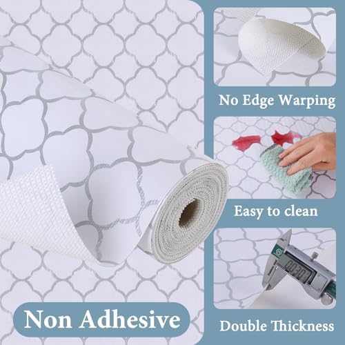 Shelf Liners for Kitchen Cabinets 23.6in x 30FT Non Adhesive Drawer Liner - Image 6