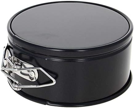Utoolmart Springform Cake Pan, Carbon Steel Sturdy Non-Stick Leakproof Round Cheesecake Pan, Scratch-Resistant Springform Pan, 4 Inch - Image 2