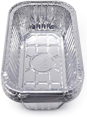 (800 Pack) Premium 1-LB Bread Loaf Baking Pans l Mini 6" x 3.7" x 2" l Extra-Heavy Duty l Disposable Aluminum Foil Oven Safe Sturdy 1-Pound Small Bread Tin - Image 4