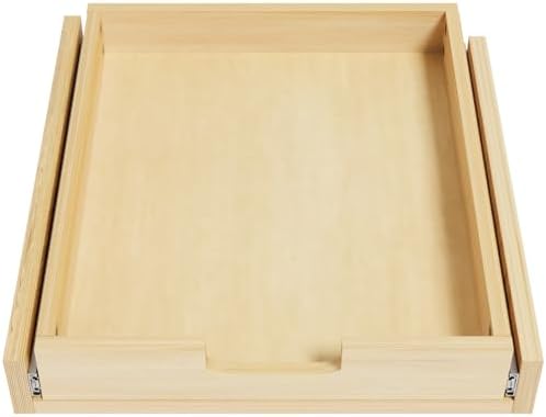 Pull Out Cabinet Organizer, 17''W×21''D Sliding Drawers for Cabinets, Soft Close Slide Out Wooden Pull out Drawers, Base Cabinet Organization for Kitchen, Pantry, Bathroom - Image 2